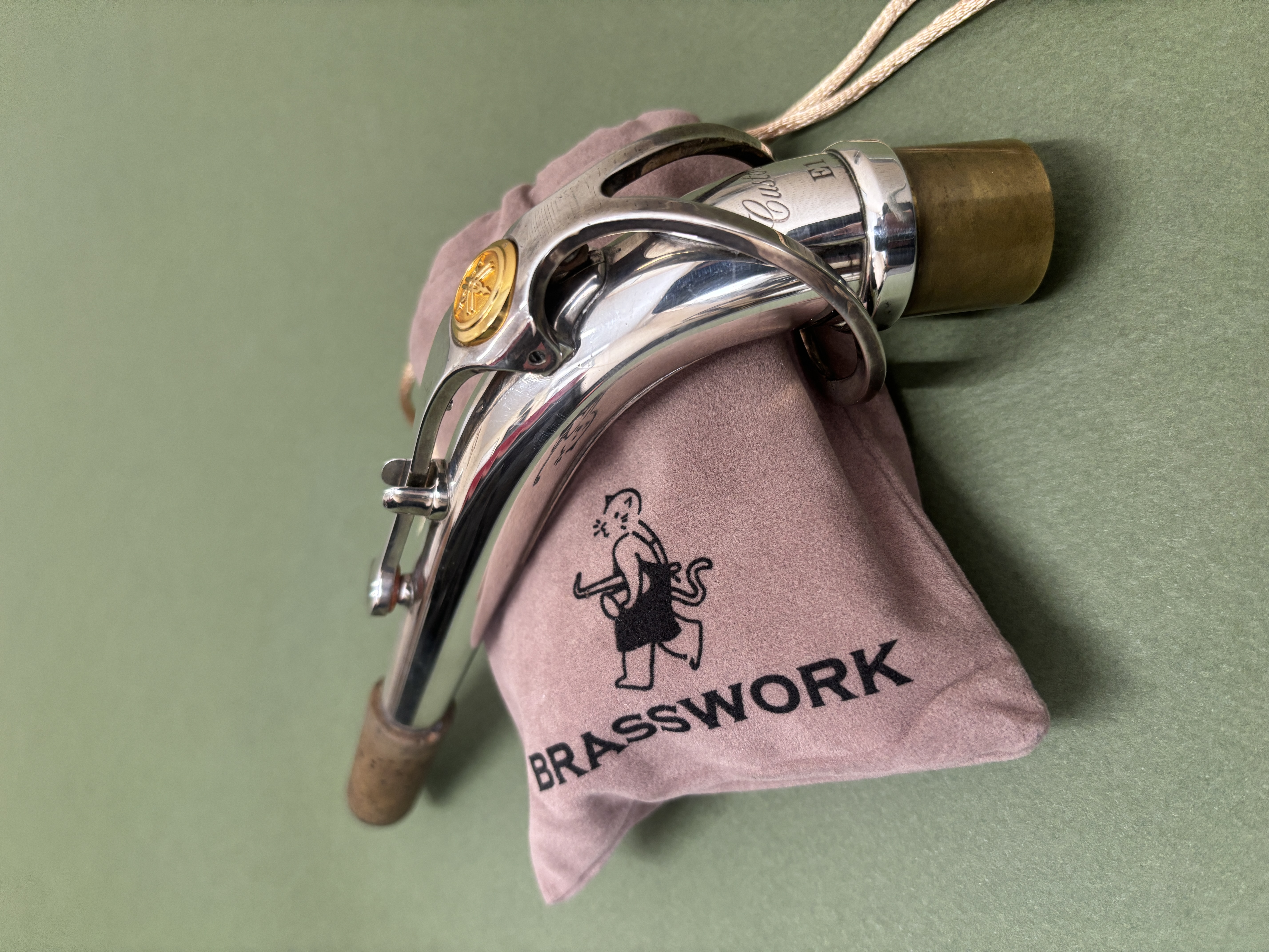 YAMAHA Custom Neck E1 Silver Plate for Alto Sax