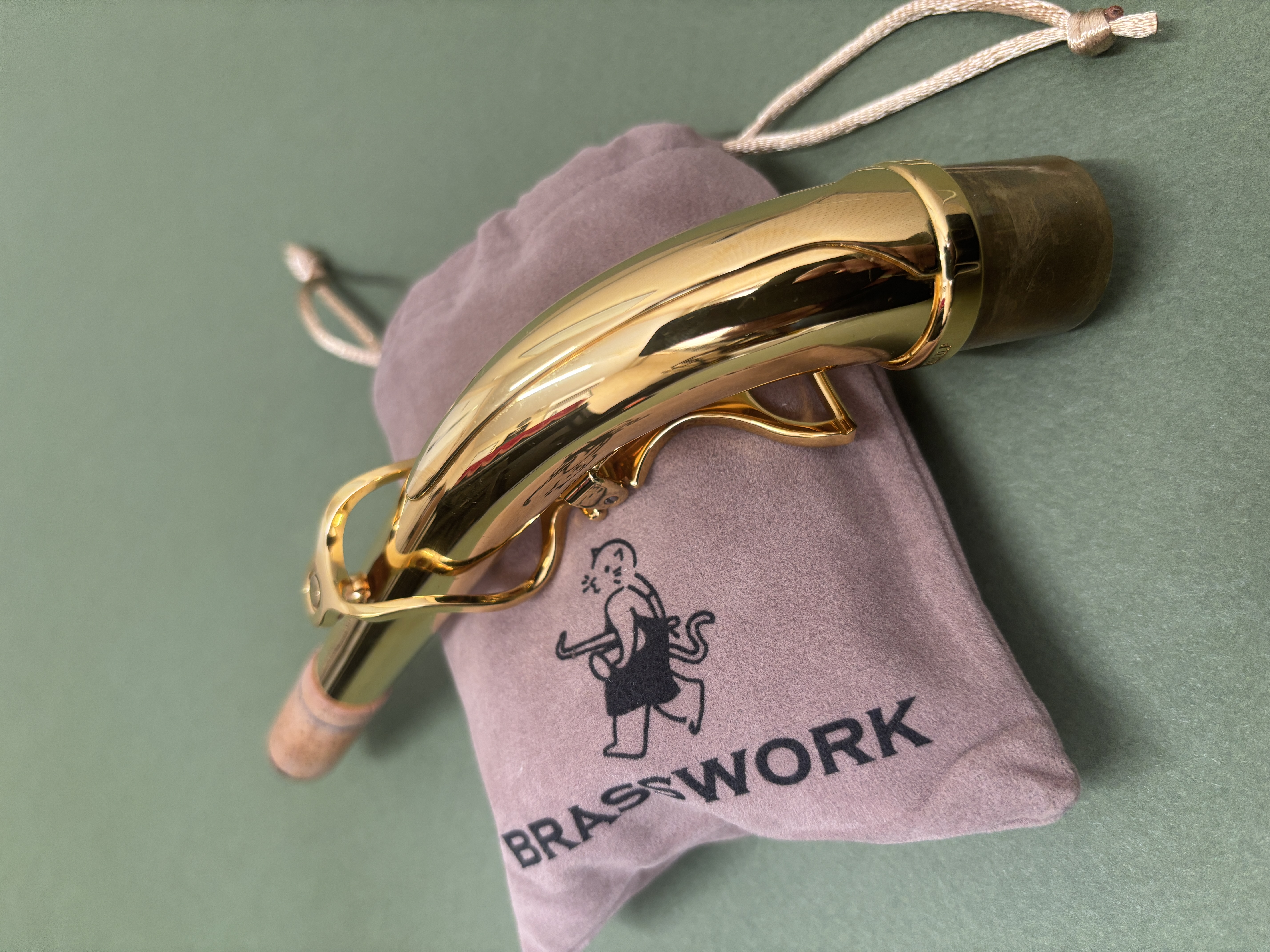 YANAGISAWA Gold Plate Neck for Alto Sax