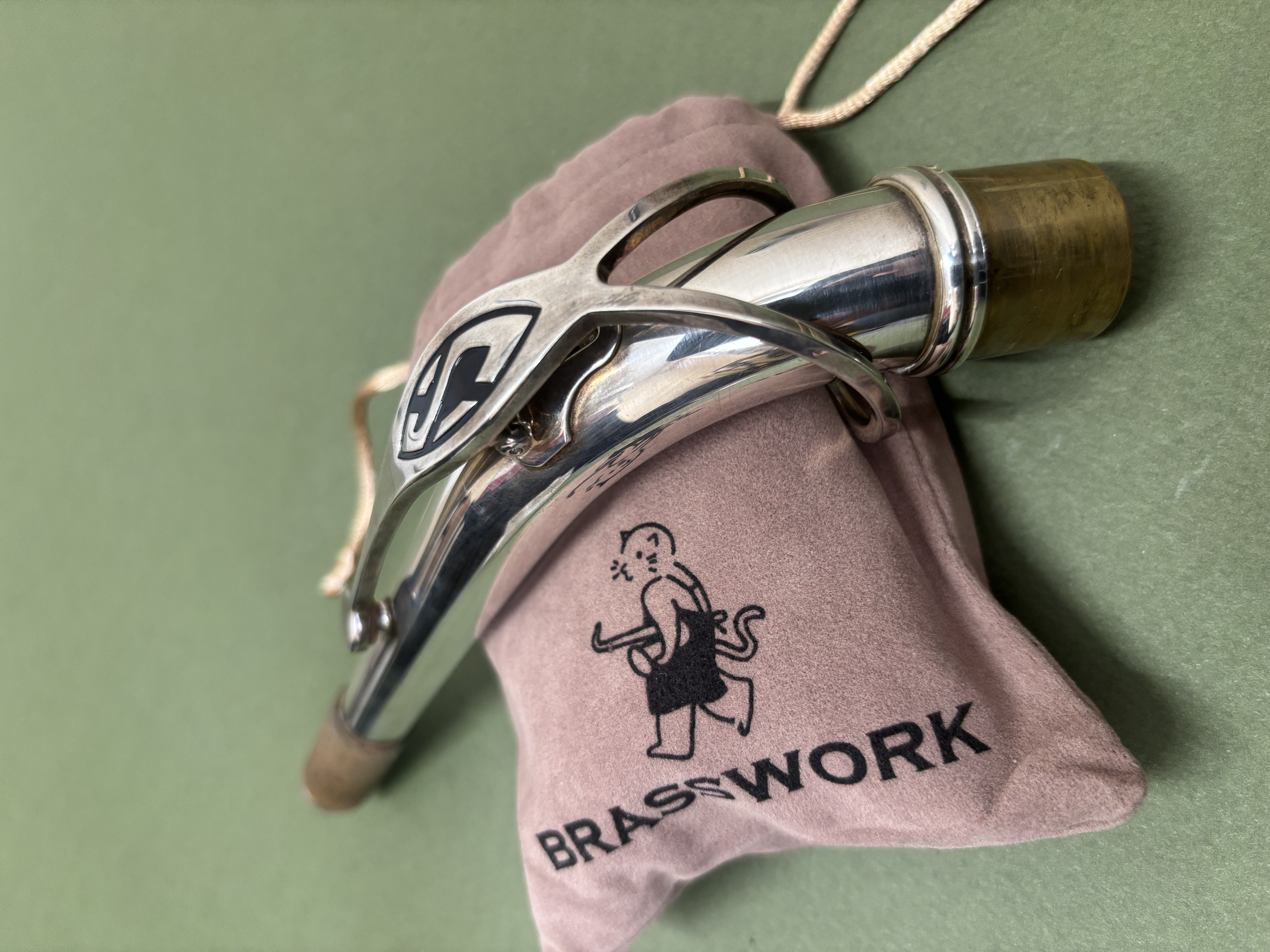 SELMER Serie Ⅲ Silver Plate Neck for Alto Sax後期